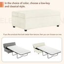 Twin Size Folding Ottoman Sleeper Bed With Mattress Convertible Guest Bed by HouseOfZazla