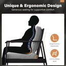 All-Weather Ergonomic Patio Armchairs With Thick Cushions (Set of 2) by HouseOfZazla