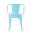 Lourdes 3 PC KD Metal Patio Furniture Set - Matte by HouseOfZazla