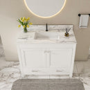 43" Bathroom Vanity, Multi Functional Cabinet - White by Unique Piece Furniture
