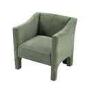 Barrel Accent Chair With Enclosed Arms by HouseOfZazla