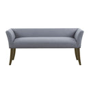 Elegant Design Bench Upholstery, Solid Wood Frame