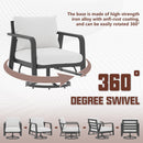 FR Aluminum Outdoor Sofa Swivel Seats by HouseOfZazla