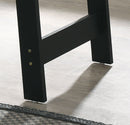 Kenzo - End Table With Faux Marble Top Finish - Black by HouseOfZazla
