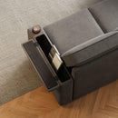 85.8" Sleeper Sofa, Sofa Bed - 2 in 1 Pull Out Sofa Bed with Storage Sofa, Sofa Sleeper with Pull Out Bed with Charging Port