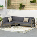 Brava X-Back Right Corner Bench Set
