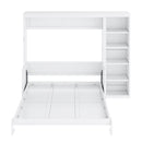 Sturdy Murphy Bed With Desk And Bookshelf