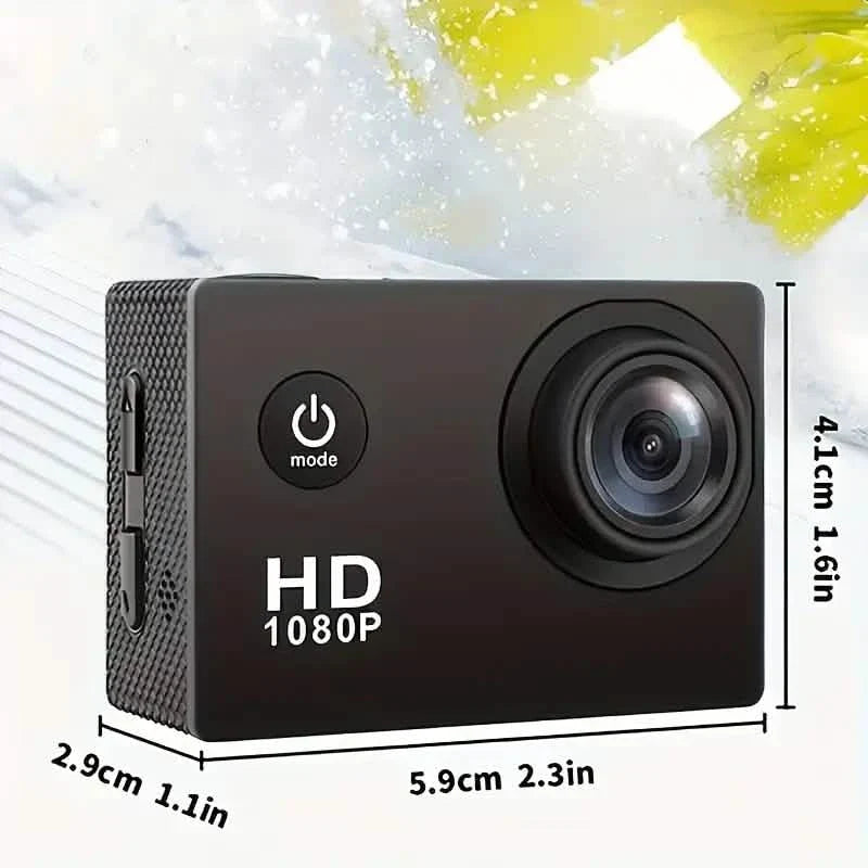 Ultra HD 1080P Action Camera – 140° Wide Angle, Fisheye Lens, LCD Display, photo 5 of 9