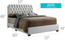 Tufted Upholstered Bed by HouseOfZazla