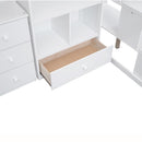 Loft Bed With L Shaped Desk, Drawers, Cabinet, And Storage Staircase by HouseOfZazla