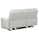 Greenfield Upholstered Power Reclining Loveseat Dove Grey