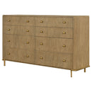 Stevie - Rectangular 8 Dresser - Sand by HouseOfZazla