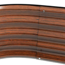 3.5' x 2' x 1' Galvanized Raised Garden Bed Kit, Outdoor Metal Elevated Planter Box with Safety Edging, Easy DIY Stock Tank for Growing Flowers, Herbs & Vegetables, Brown