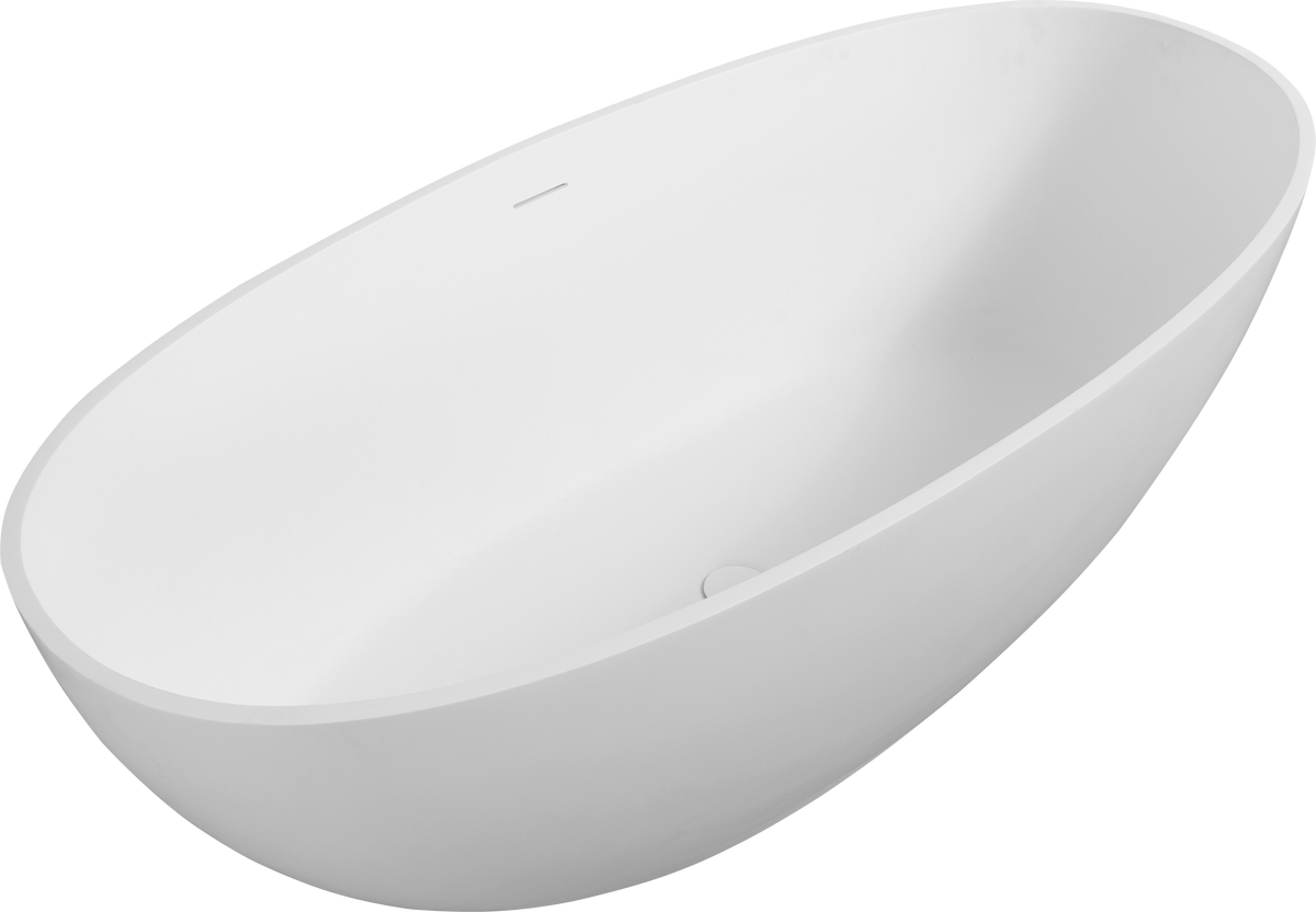 65" Freestanding Solid Surface Bathtub, photo 10 of 10