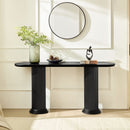 62.99 Inch Modern Design Console Table with Roman-Style Legs
