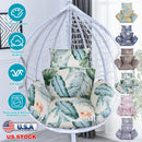 Egg Chair Cushion with Headrest - Thick Padded Hanging Seat