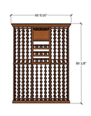 5 Foot Wine Cellar Storage System | 204 Bottle Capacity