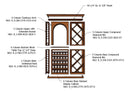 6 Foot Wine Cellar Storage System | 178 Bottle Capacity