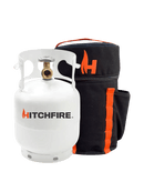 5LB Refillable Propane Tank with Optional Carrying Case by HitchFire