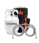 5LB Refillable Propane Tank with Optional Carrying Case by HitchFire