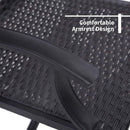 Alora 5-Piece Outdoor Patio Rattan Dining Furniture Set With Swivel Armchairs (91823705)