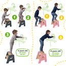2-Step Wooden Stool for Kids