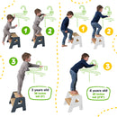 2-Step Wooden Stool for Kids by Ocodile.com
