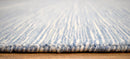 Silver Hand Woven Modern Premium Wool Viscose Blend Area Rug 5x8