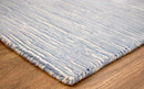Silver Hand Woven Modern Premium Wool Viscose Blend Area Rug 5x8