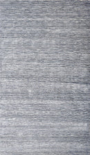 5x8 Solid Gray Rug | Handmade Wool  & Viscose Area Rug | TRD1007158