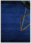 5x7 Ombre Premium look Blue Wool Hand Woven Southwestern Gabbeh Rug