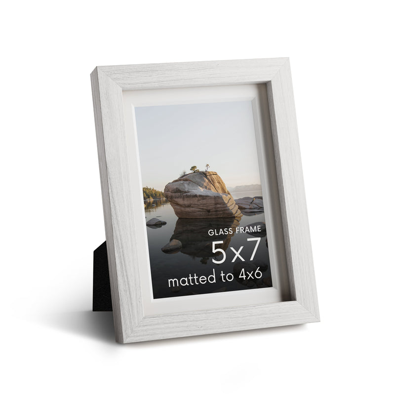 Standalone Glass Oak Wood Frames