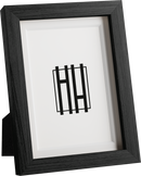 Black Oak Glass Picture Frame