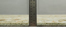 Custom Made Hand Knotted Olive and beige Traditional Vintage Style Antique Wool Rug