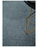 5x8 and 8x10 Braided Wool Solid Gray Felted Chunky Hand Woven Soft Plush Area Rug | DOV7
