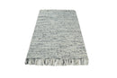 Beige and Charcoal Premium Wool Area Rug - Hand Made Classic by The Rug Decor