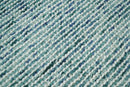 Hand Woven Teal Wool Contemporary Area Rug with Premium Textured Finish Modern Design by The Rug Decor