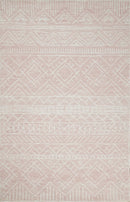 5x8 and 8x10 Hand Made Woolen Modern Pink Area Rug | AZT001
