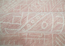5x8 and 8x10 Hand Made Woolen Modern Pink Area Rug | AZT001