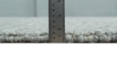 Handwoven Modern Solid Gray Wool Area Rug