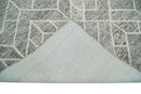 Beige and Gray Hand Tufted Wool Area Rug Modern Contemporary