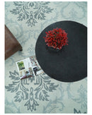 Hand tufted Ivory and Gray Contemporary area rug