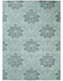 Hand tufted Ivory and Gray Contemporary area rug