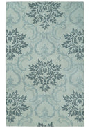 Hand tufted Ivory and Gray Contemporary area rug