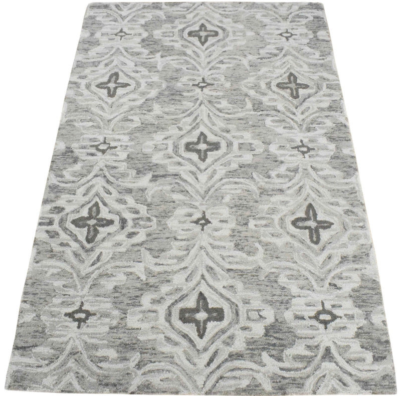 5x8 and 8x11  Handmade Area rug made with fine Wool Area Rug | TRD6374C