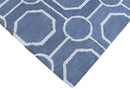 Blue Modern Hand Tufted Wool Area Rug - Elegant Accent Piece for Contemporary Homes