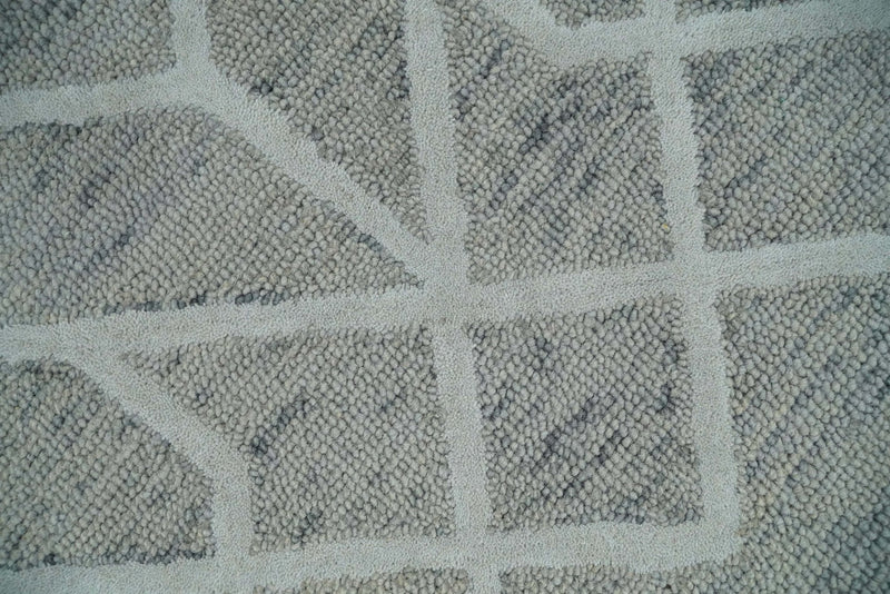 5x8 and 8x11 Handmade Area rug made with fine Wool Area Rug | TRD6373C