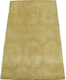 Modern Style Gold Hand Tufted Wool 5x8 Area Rug