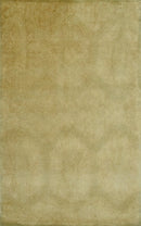 Gold Hand Tufted Wool Area Rug 5x8 - Plush Contemporary Style