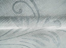 Silver and Gray Hand Woven Silk Area Rug 5x8 - Modern Floral Art